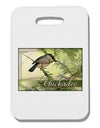 CO Chickadee with Text Thick Plastic Luggage Tag-Luggage Tag-TooLoud-White-One Size-Davson Sales