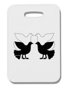 Four Calling Birds Thick Plastic Luggage Tag-Luggage Tag-TooLoud-White-One Size-Davson Sales