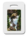 TooLoud Waterfall Watercolor Thick Plastic Luggage Tag-Luggage Tag-TooLoud-White-One Size-Davson Sales