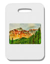 Colorado Forrest Watercolor Thick Plastic Luggage Tag-Luggage Tag-TooLoud-White-One Size-Davson Sales