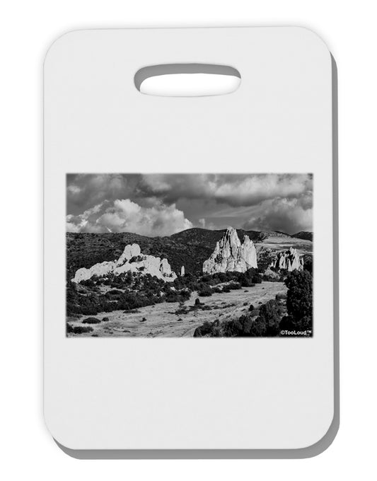 CO Mountain Forest Scene Thick Plastic Luggage Tag-Luggage Tag-TooLoud-White-One Size-Davson Sales