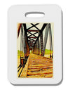 Colorado Bridge Watercolor Thick Plastic Luggage Tag-Luggage Tag-TooLoud-White-One Size-Davson Sales