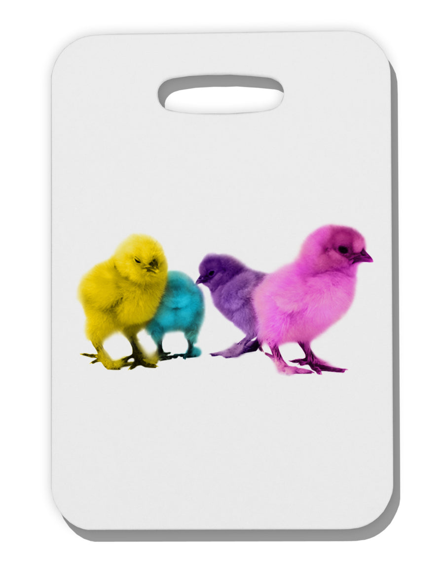 Real Life Peepers Thick Plastic Luggage Tag-Luggage Tag-TooLoud-White-One Size-Davson Sales