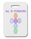 All is forgiven Cross Faux Applique Thick Plastic Luggage Tag-Luggage Tag-TooLoud-White-One Size-Davson Sales