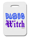 Basic Witch Color Blue Thick Plastic Luggage Tag-Luggage Tag-TooLoud-White-One Size-Davson Sales