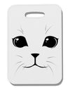 Cute Cat Face Thick Plastic Luggage Tag by-Luggage Tag-TooLoud-White-One Size-Davson Sales