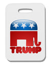 TooLoud Trump Bubble Symbol Thick Plastic Luggage Tag-Luggage Tag-TooLoud-White-One Size-Davson Sales