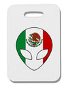 Mexican Flag Extraterrestrial Thick Plastic Luggage Tag-Luggage Tag-TooLoud-White-One Size-Davson Sales