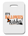 It's Halloween Witches Hat Thick Plastic Luggage Tag-Luggage Tag-TooLoud-White-One Size-Davson Sales