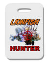 Lionfish Hunter Thick Plastic Luggage Tag-Luggage Tag-TooLoud-White-One Size-Davson Sales