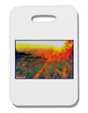 Colorado Sunset Watercolor Thick Plastic Luggage Tag-Luggage Tag-TooLoud-White-One Size-Davson Sales