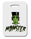 TooLoud Momster Frankenstein Thick Plastic Luggage Tag-Luggage Tag-TooLoud-Davson Sales