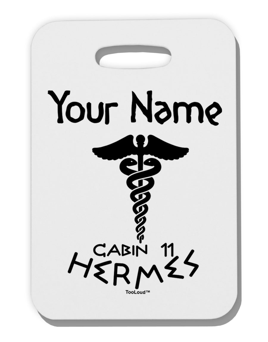 Personalized Cabin 11 Hermes Thick Plastic Luggage Tag by-Luggage Tag-TooLoud-White-One Size-Davson Sales