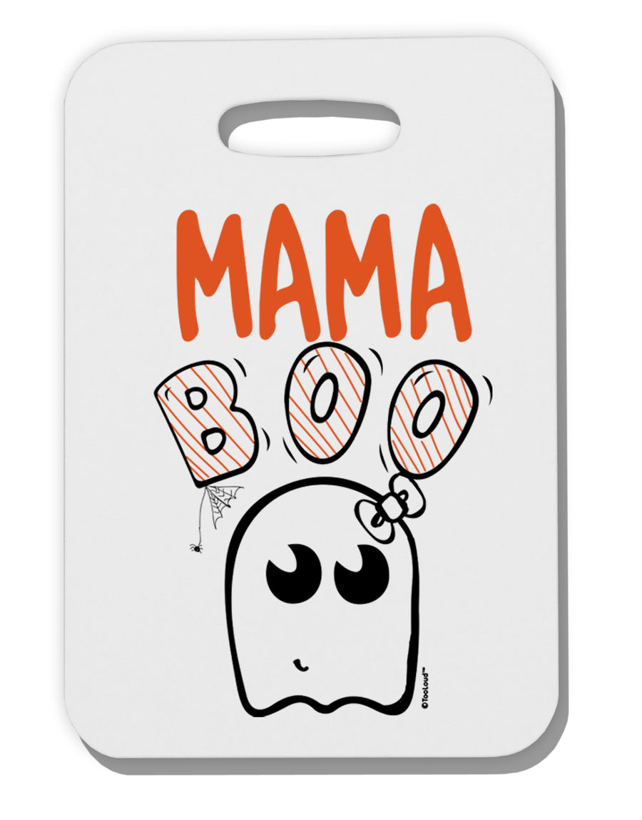 TooLoud Mama Boo Ghostie Thick Plastic Luggage Tag-Luggage Tag-TooLoud-Davson Sales