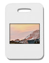 CO Sunset Cliffs Thick Plastic Luggage Tag-Luggage Tag-TooLoud-White-One Size-Davson Sales