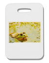 Bullfrog In Watercolor Thick Plastic Luggage Tag by TooLoud-Luggage Tag-TooLoud-White-One Size-Davson Sales