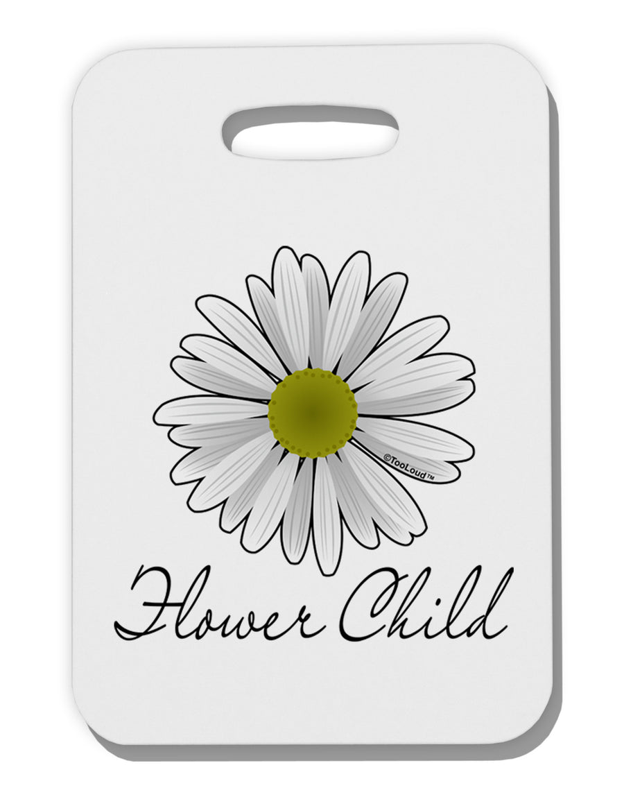 Pretty Daisy - Flower Child Thick Plastic Luggage Tag-Luggage Tag-TooLoud-One Size-Davson Sales