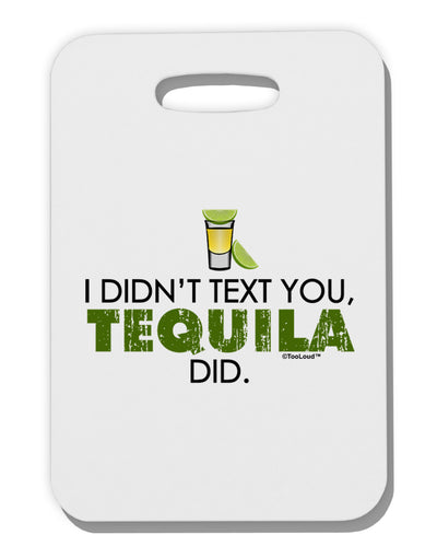 I Didn't Text You - Tequila Adult Tank Top Dress Night Shirt-Night Shirt-TooLoud-White-One Size-Davson Sales