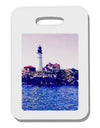 Watercolor Lighthouse 2 Thick Plastic Luggage Tag-Luggage Tag-TooLoud-White-One Size-Davson Sales