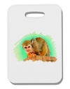 Squirrel Monkey Watercolor Thick Plastic Luggage Tag-Luggage Tag-TooLoud-White-One Size-Davson Sales