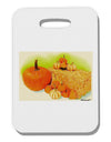 Fall Pumpkin Scene Thick Plastic Luggage Tag-Luggage Tag-TooLoud-White-One Size-Davson Sales