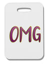 OMG Thick Plastic Luggage Tag by TooLoud-Luggage Tag-TooLoud-White-One Size-Davson Sales