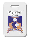 Member of the Wolf Pack Thick Plastic Luggage Tag-Luggage Tag-TooLoud-White-One Size-Davson Sales