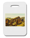 Arizona Mountains Watercolor Thick Plastic Luggage Tag-Luggage Tag-TooLoud-White-One Size-Davson Sales