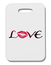 Love Kiss Thick Plastic Luggage Tag-Luggage Tag-TooLoud-White-One Size-Davson Sales