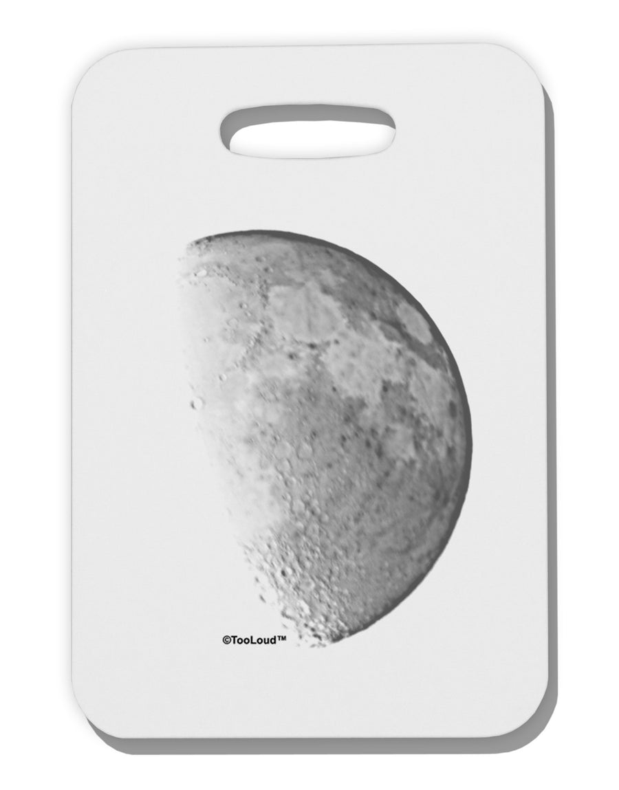 Moon Shadow Thick Plastic Luggage Tag-Luggage Tag-TooLoud-White-One Size-Davson Sales