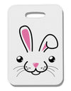 Cute Bunny Face Thick Plastic Luggage Tag-Luggage Tag-TooLoud-White-One Size-Davson Sales