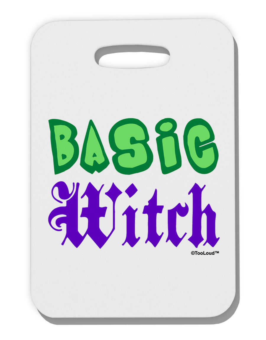 Basic Witch Color Green Thick Plastic Luggage Tag-Luggage Tag-TooLoud-White-One Size-Davson Sales