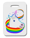 Magical Horn Rainbow Unicorn Thick Plastic Luggage Tag-Luggage Tag-TooLoud-White-One Size-Davson Sales