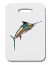 Colorful Vector Swordfish Thick Plastic Luggage Tag-Luggage Tag-TooLoud-White-One Size-Davson Sales