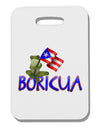 Coqui Boricua Thick Plastic Luggage Tag-Luggage Tag-TooLoud-White-One Size-Davson Sales