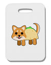 Cute Taco Dog Thick Plastic Luggage Tag-Luggage Tag-TooLoud-White-One Size-Davson Sales