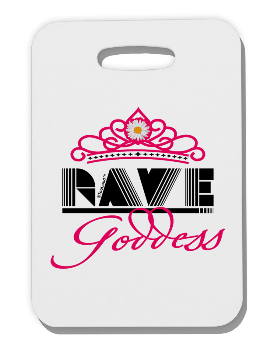 Rave Goddess Thick Plastic Luggage Tag-Luggage Tag-TooLoud-White-One Size-Davson Sales