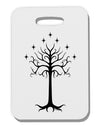 The Royal White Tree Thick Plastic Luggage Tag by TooLoud-Luggage Tag-TooLoud-White-One Size-Davson Sales