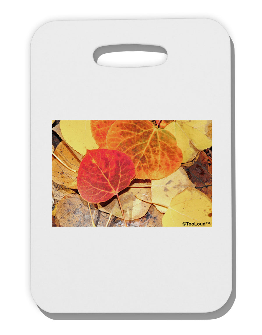 Colorado - Autumn Thick Plastic Luggage Tag-Luggage Tag-TooLoud-White-One Size-Davson Sales