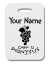 Personalized Cabin 12 Dionysus Thick Plastic Luggage Tag by-Luggage Tag-TooLoud-White-One Size-Davson Sales