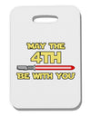 4th Be With You Beam Sword Thick Plastic Luggage Tag-Luggage Tag-TooLoud-White-One Size-Davson Sales