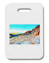 CO Rockies View Watercolor Thick Plastic Luggage Tag-Luggage Tag-TooLoud-White-One Size-Davson Sales