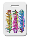 Magic Feathers Thick Plastic Luggage Tag-Luggage Tag-TooLoud-White-One Size-Davson Sales