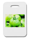 Watercolor Green Tomatoes Thick Plastic Luggage Tag-Luggage Tag-TooLoud-White-One Size-Davson Sales