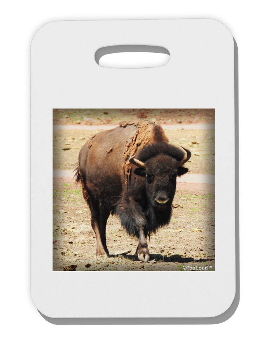 Strong Bison Thick Plastic Luggage Tag-Luggage Tag-TooLoud-White-One Size-Davson Sales