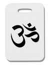 Om Symbol Thick Plastic Luggage Tag-Luggage Tag-TooLoud-White-One Size-Davson Sales