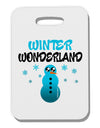 Winter Wonderland Snowman Thick Plastic Luggage Tag-Luggage Tag-TooLoud-White-One Size-Davson Sales