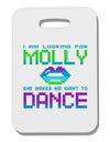 Looking For Molly Thick Plastic Luggage Tag-Luggage Tag-TooLoud-White-One Size-Davson Sales