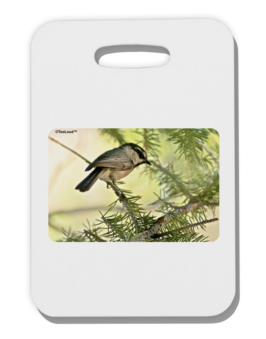 CO Chickadee Thick Plastic Luggage Tag-Luggage Tag-TooLoud-White-One Size-Davson Sales