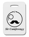 Sir Cumference Thick Plastic Luggage Tag-Luggage Tag-TooLoud-White-One Size-Davson Sales